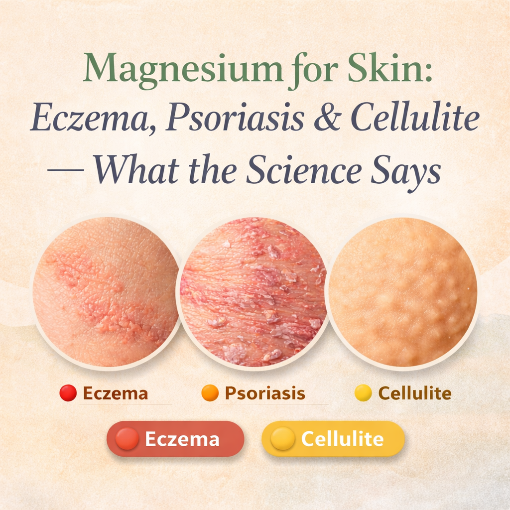does glutathione help eczema Magnesium for Skin: Eczema, Psoriasis & Cellulite — What the Science S – Val Supplements seal-plant-based bundle:Buy 3 Get 1 Buy DSIP Nasal Spray