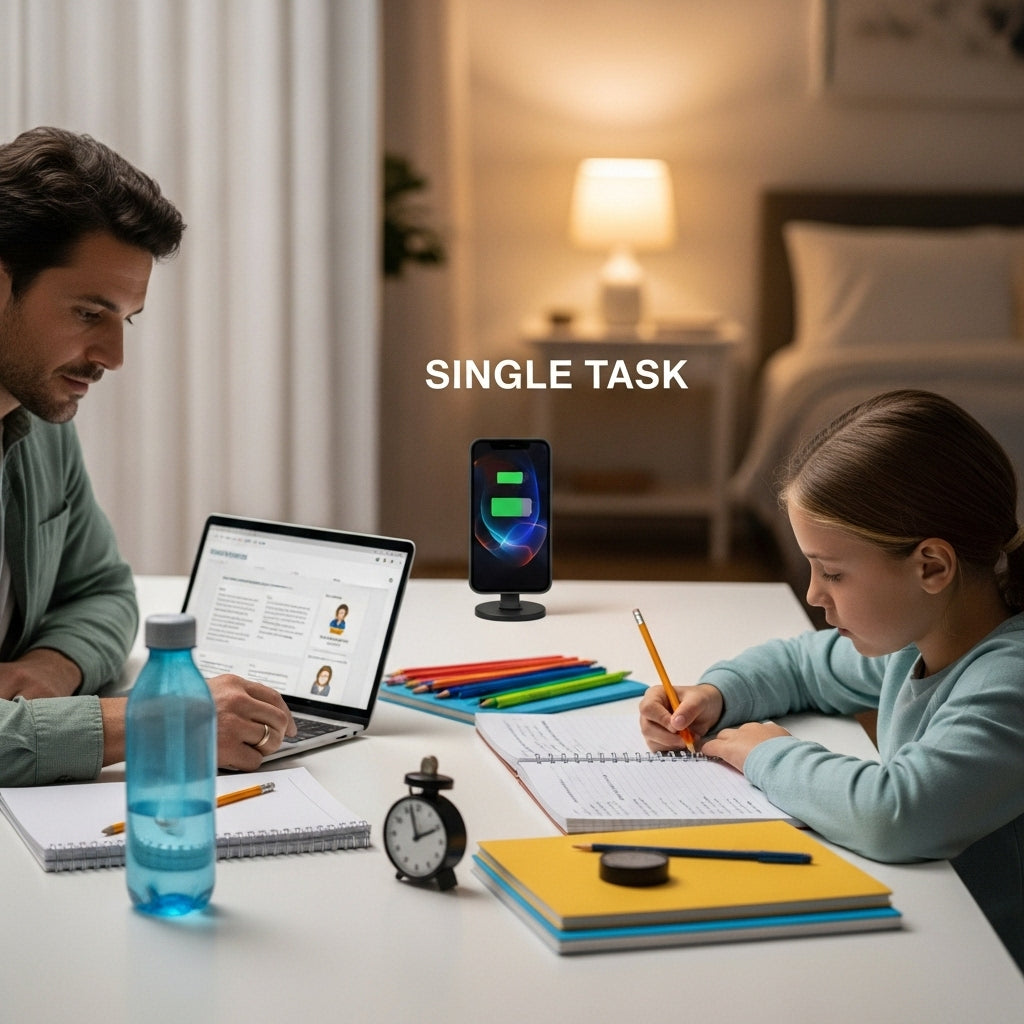 Homework Without Screens: Focus Systems for School Nights (Age-by-Age Plan)