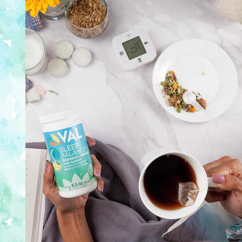 Calming warm tea Recipe - Val Supplements
