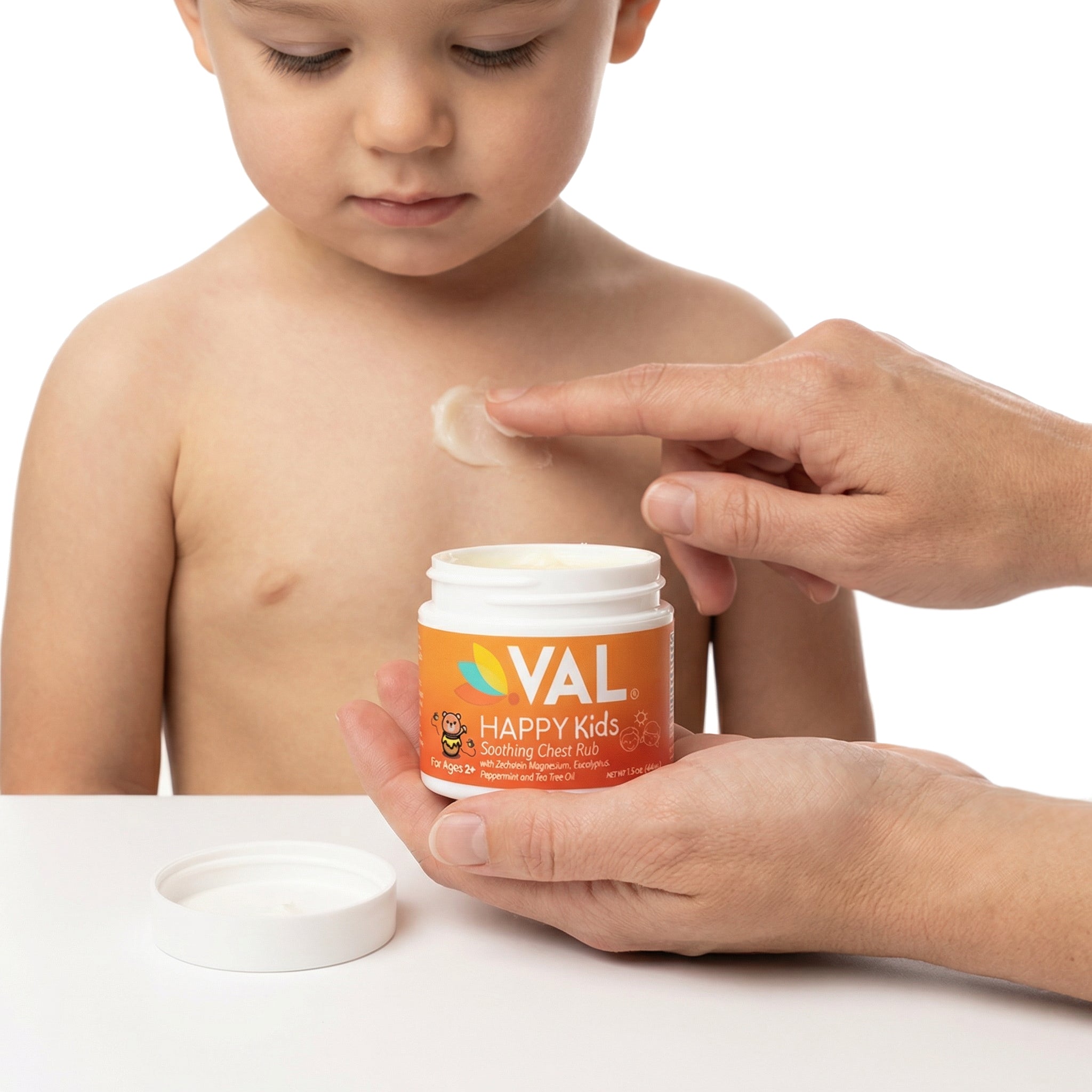 Breathe Easy & Congestion Relief Chest – Eucalyptus & Peppermint for Kids 2+ | 1.5 oz | VAL Happy Kids