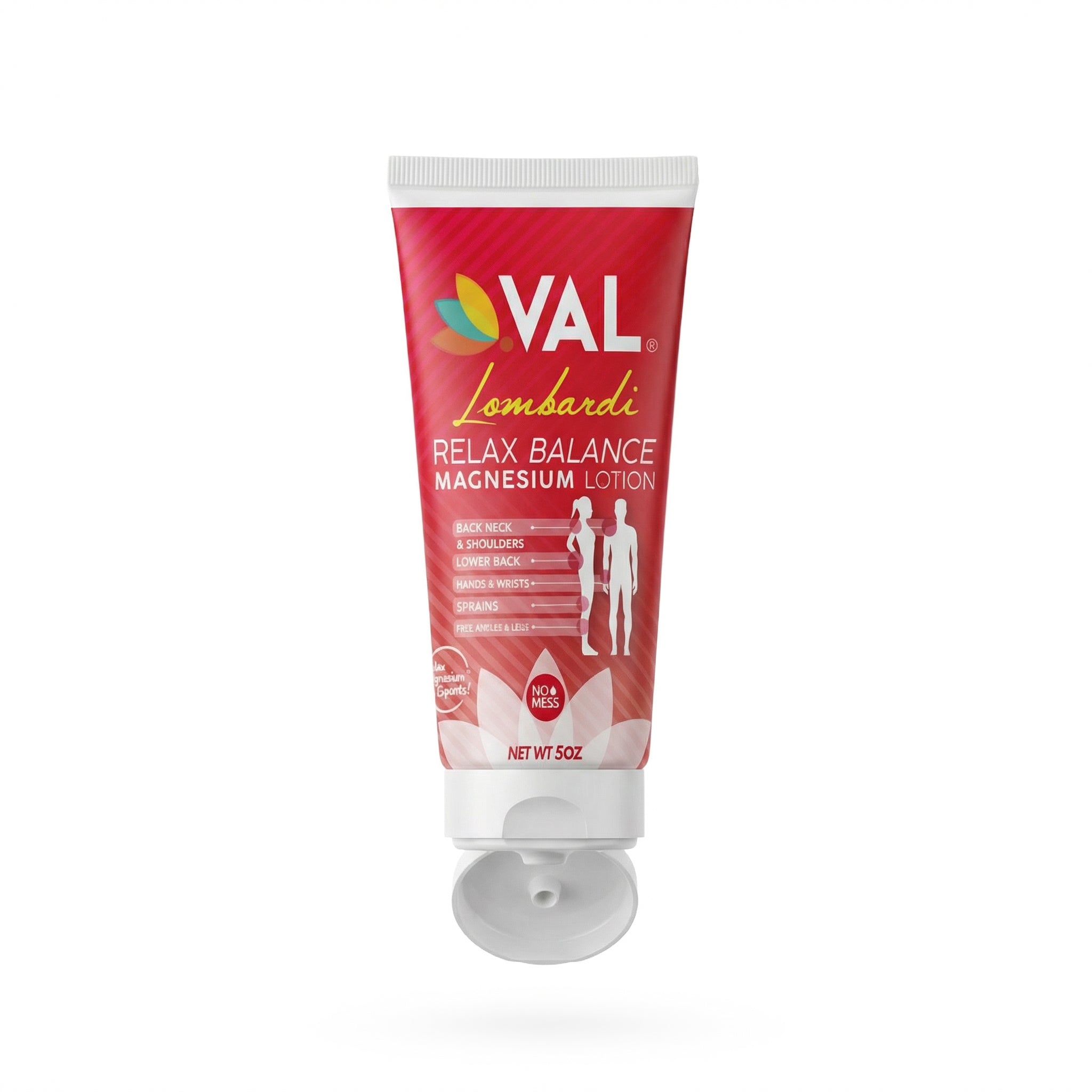 Magnesium Lotion - Fast Relief for Muscles, Joints, Back, Shoulders, Feet | Arnica, Camphor & Menthol | 5oz | VAL Lombardi