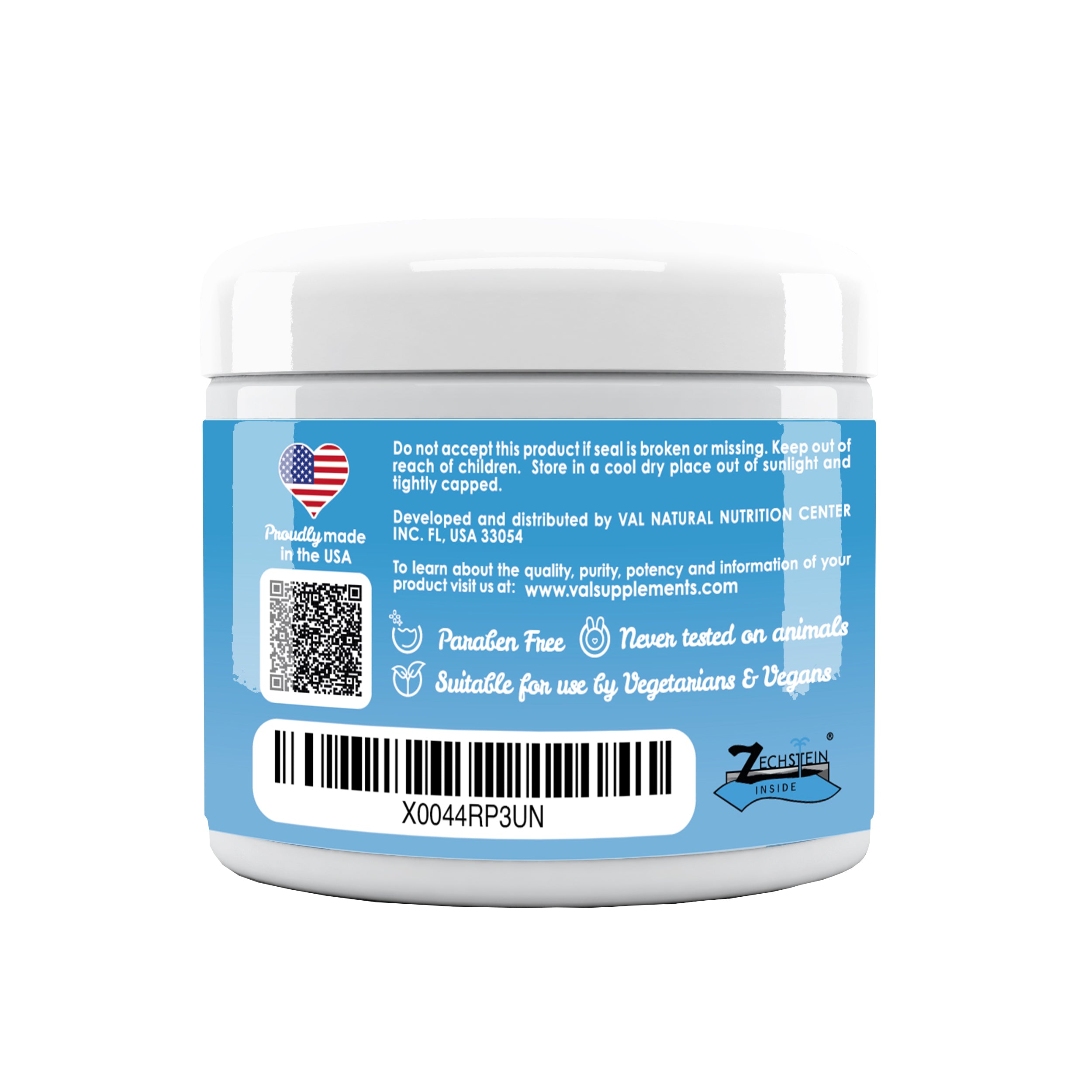 Natural Pain Relief - Magnesium Cream with Jojoba & Tuberose Aroma | 4oz | VAL Lombardi