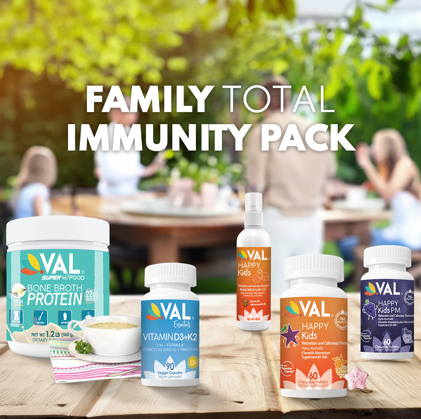 3 Month Pack – Family Total Immunity VAL