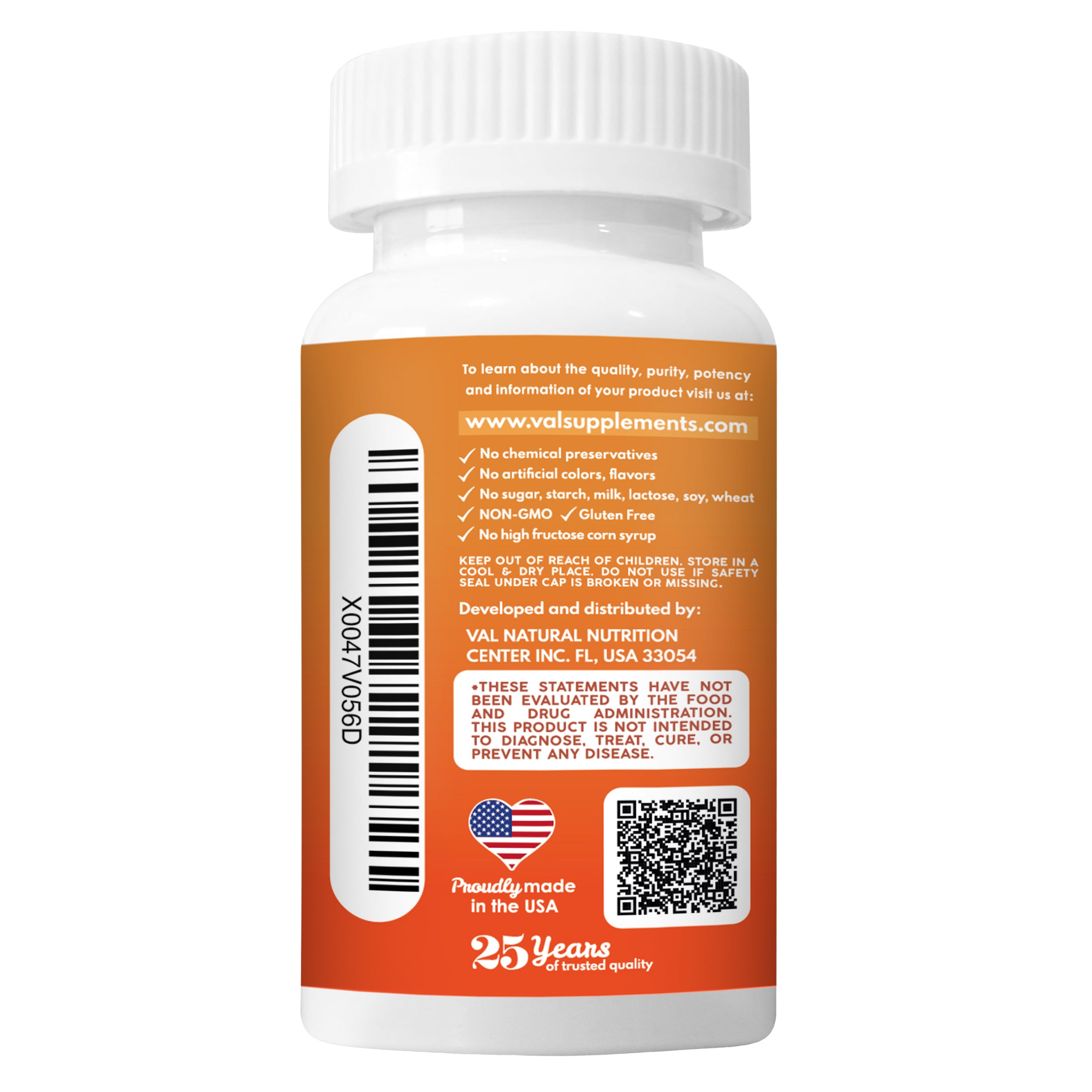 VAL Happy Kids Chewable Magnesium for Kids - Vanilla Sundae Flavor Relaxation and Calm Formula - 60 Chewable Tablets
