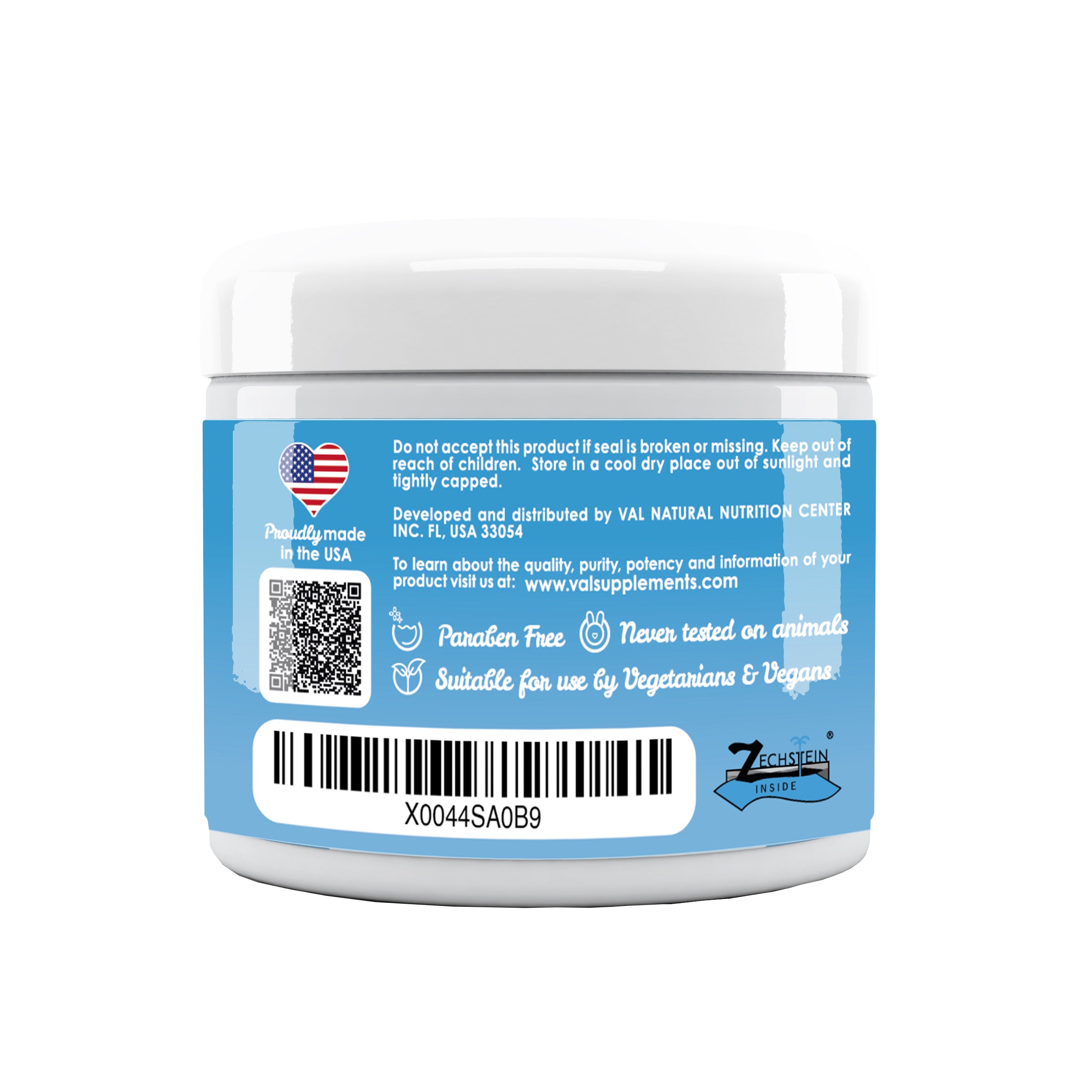 Transdermal Magnesium Cream with Relaxing Chamomile – Natural Pain Relief with Moisturizing Organic Shea Butter | 4oz | VAL Lombardi