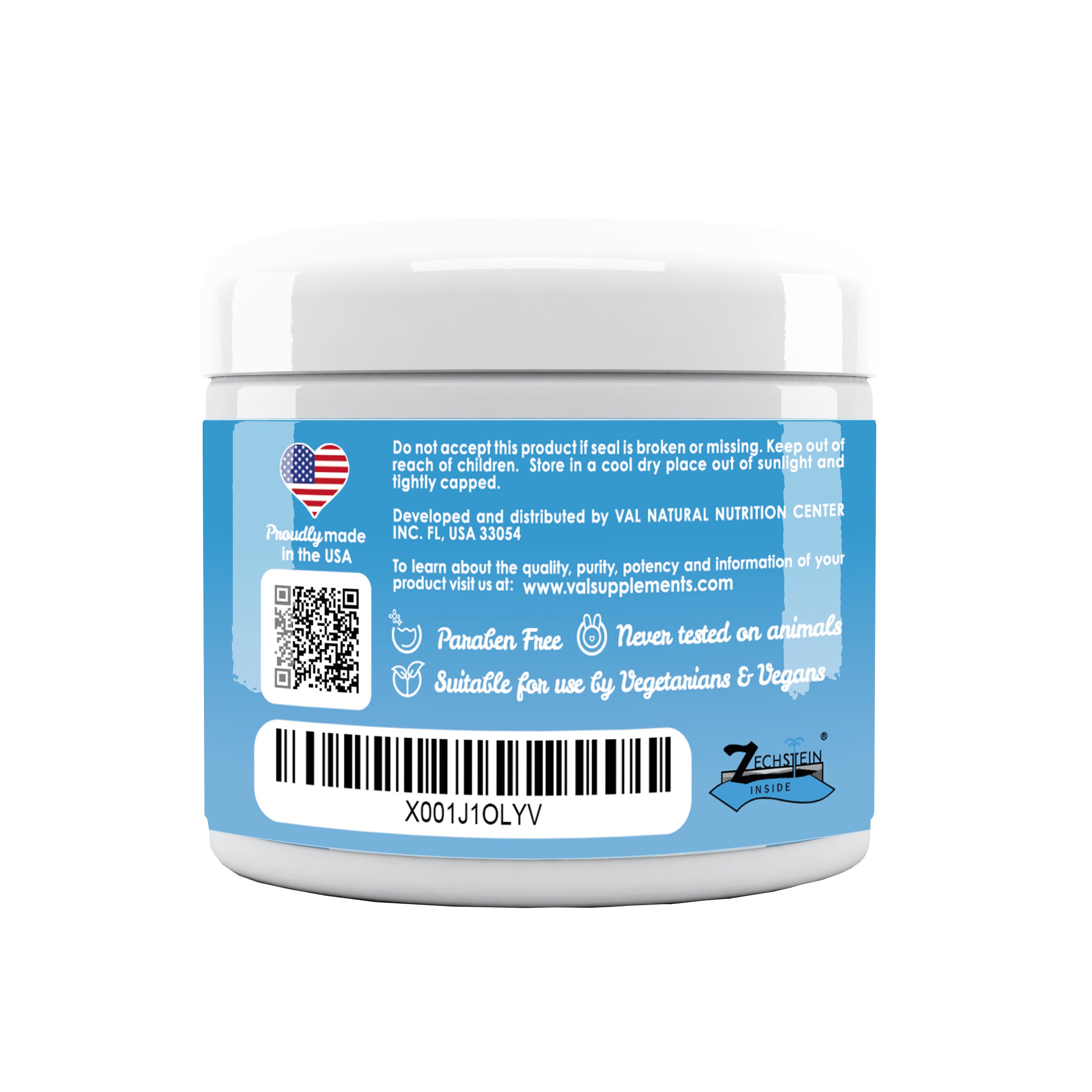 Nighttime Lotion with Zechstein Magnesium Chloride | Hydrating, Fast-Absorbing | 4oz | VAL Lombardi