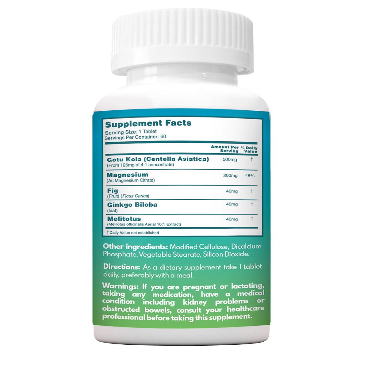 Natural Gotu Kola supplement – Centella asiatica for focus and wellness