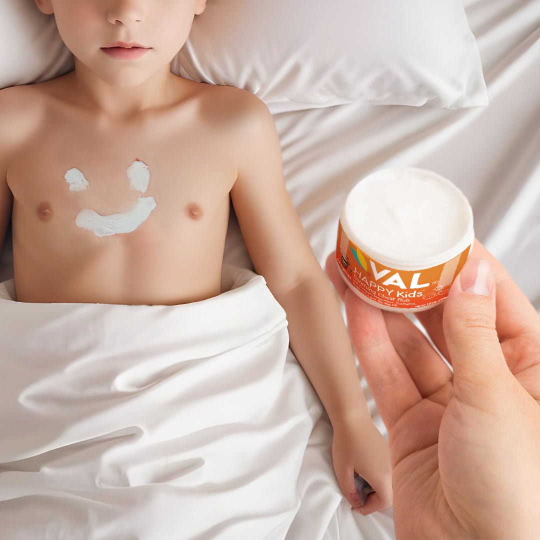 VAL Happy Kids Chest Rub – Gentle Magnesium Supplement for Kids in Soothing Aromatherapy Balm