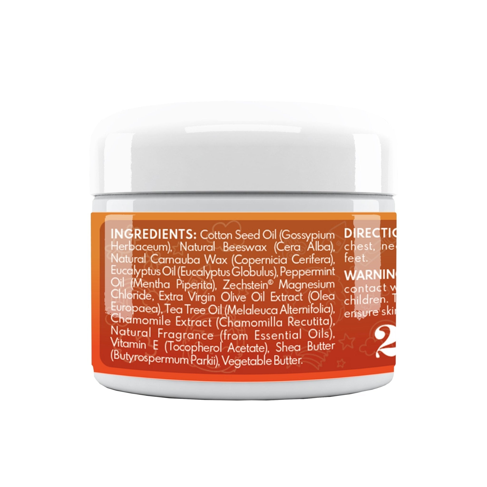 VAL Happy Kids Chest Rub – Gentle Magnesium Supplement for Kids in Soothing Aromatherapy Balm