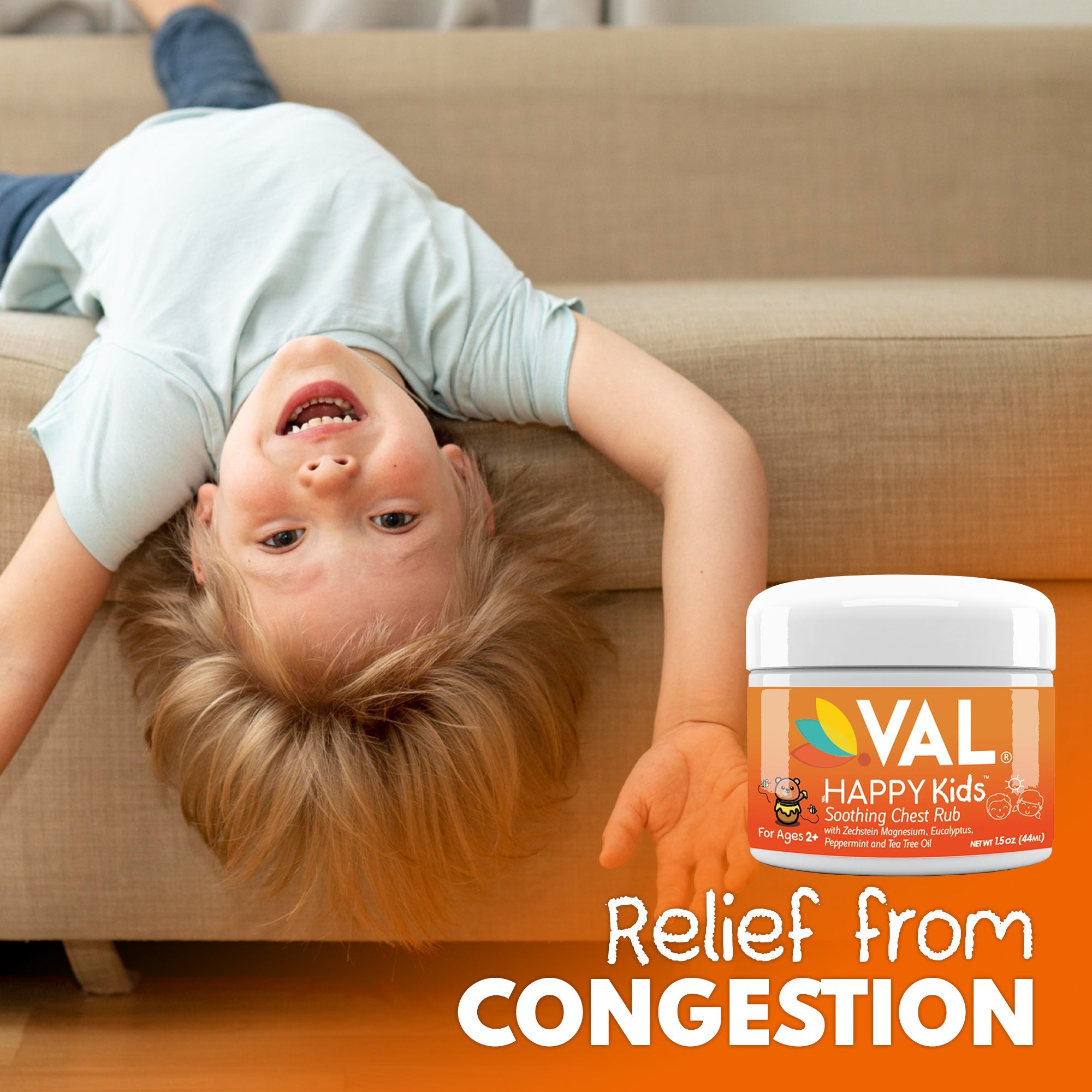 VAL Happy Kids Chest Rub 1.5oz - Val Supplements
