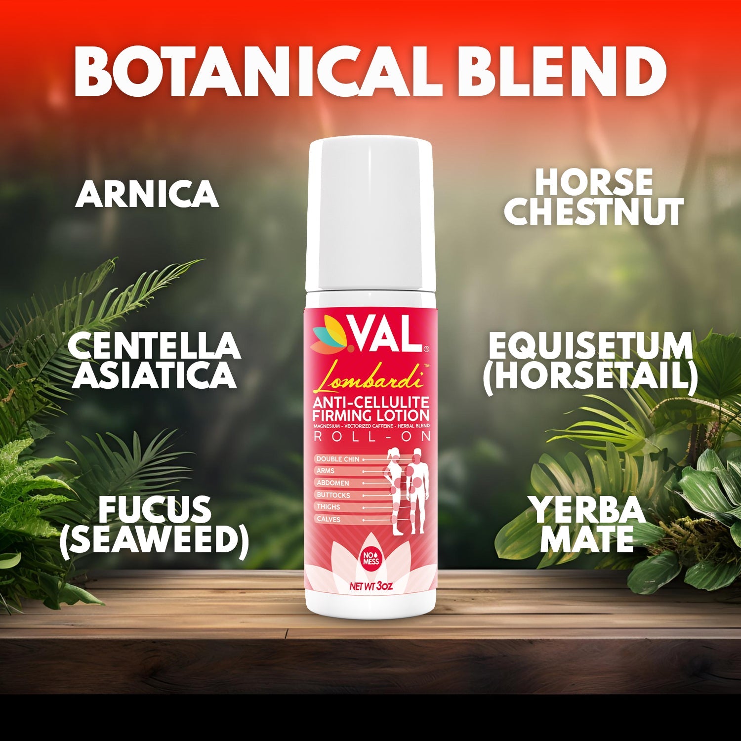 VAL Lombardi Anti Cellulite Firming Rollon Magnesium - Val Supplements