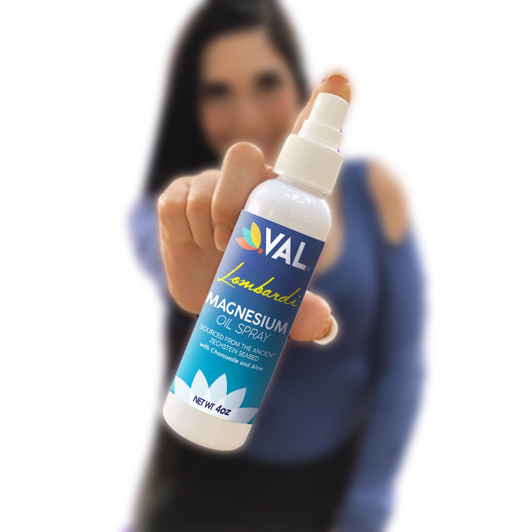 VAL Lombardi Magnesium Oil Spray with Chamomile and Aloe - Val Supplements