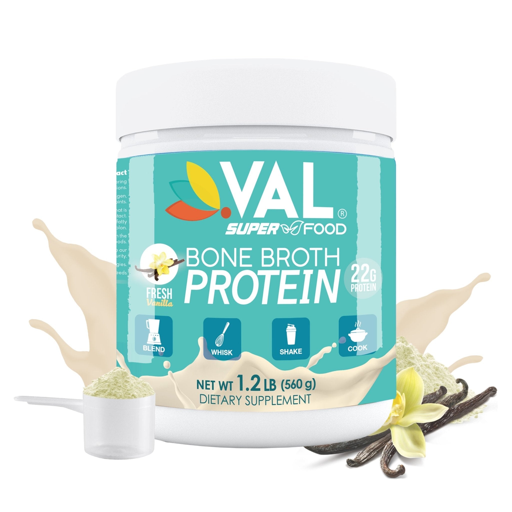 High-protein collagen bone broth – supports skin, joints, and overall wellness