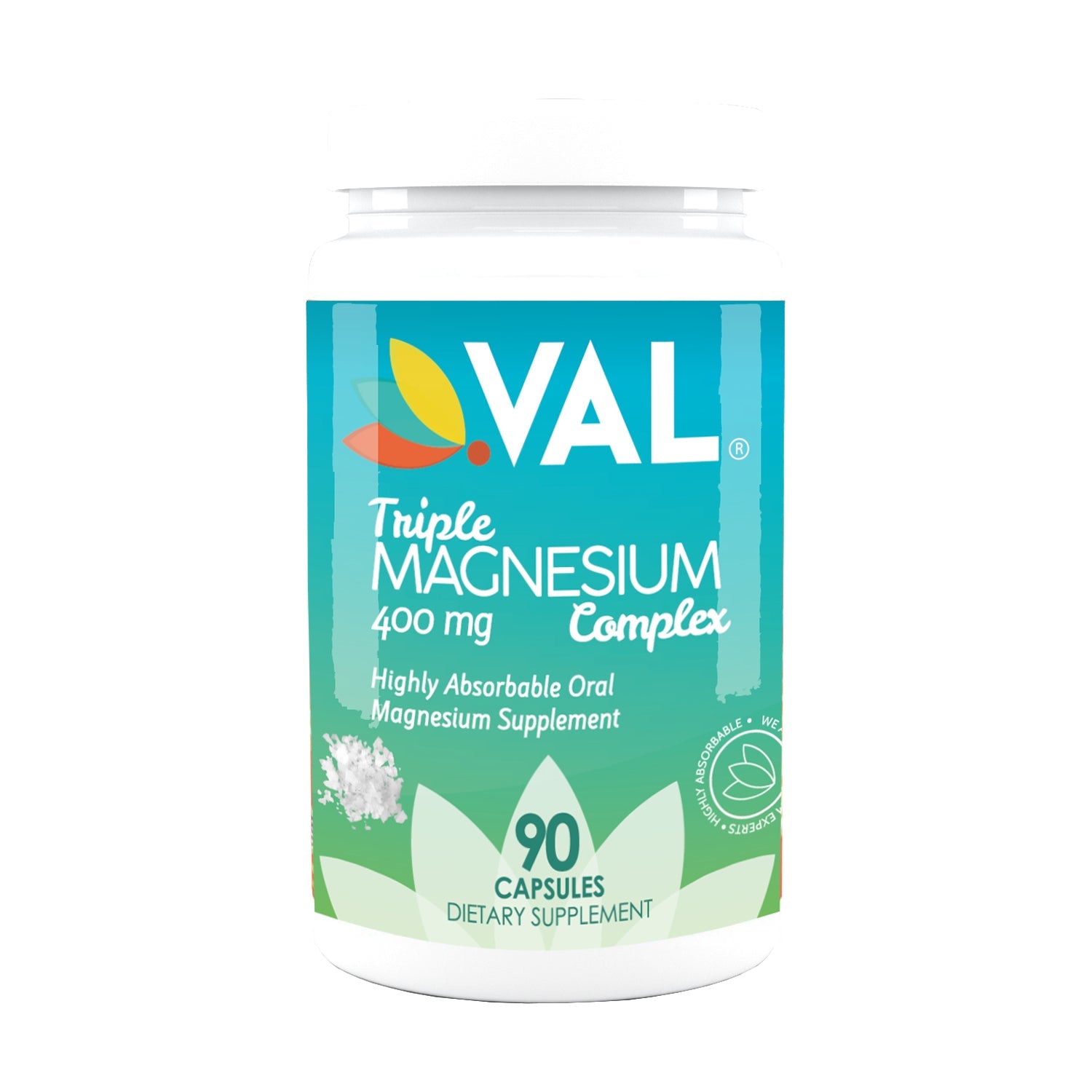 VAL Triple Magnesium Complex 400mg Muscle Relaxation, Sleep, Support