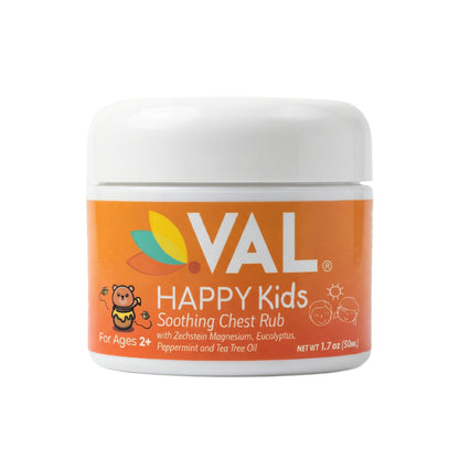 Breathe Easy & Congestion Relief Chest – Eucalyptus & Peppermint for Kids 2+ | 1.5 oz | VAL Happy Kids
