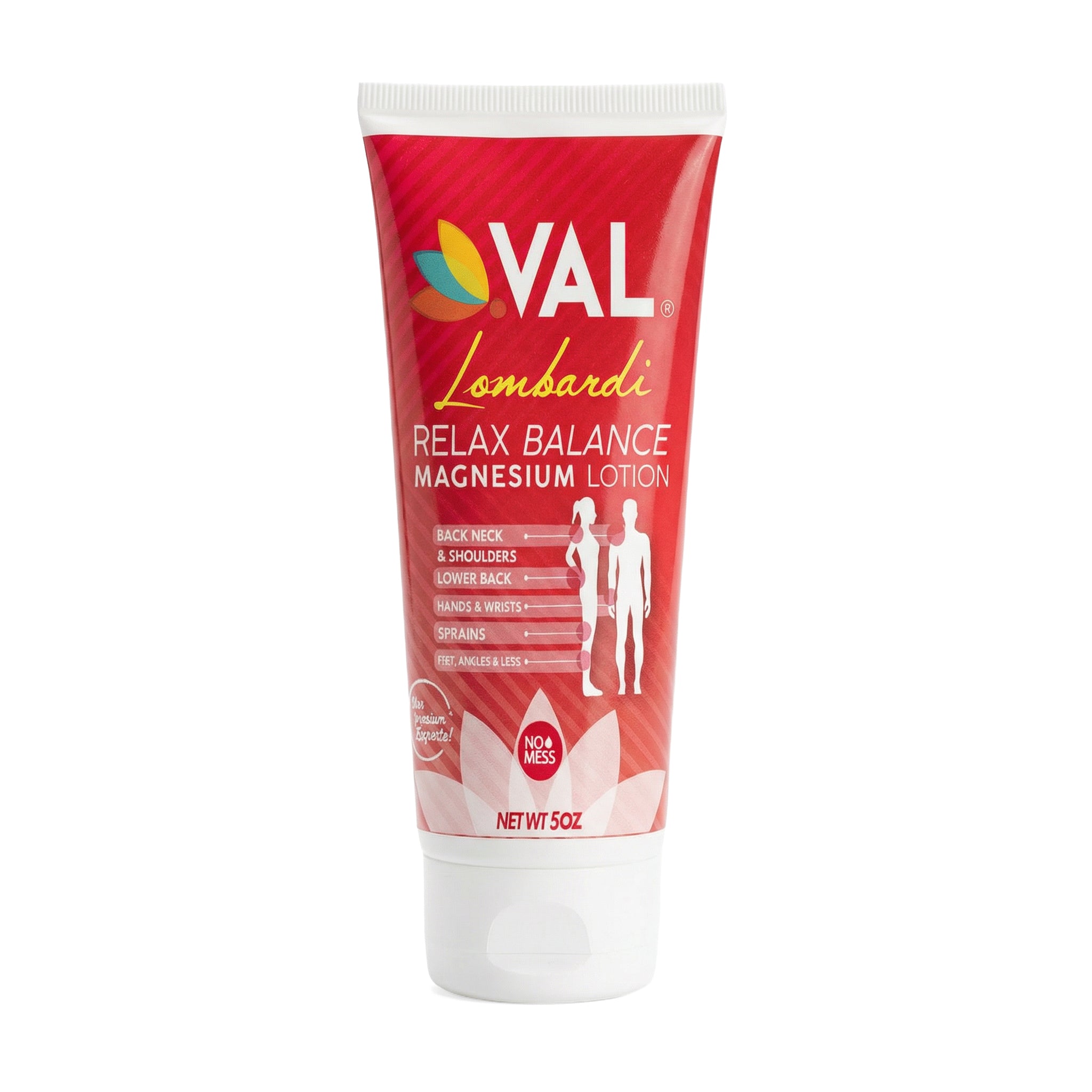 Magnesium Lotion - Fast Relief for Muscles, Joints, Back, Shoulders, Feet | Arnica, Camphor & Menthol | 5oz | VAL Lombardi