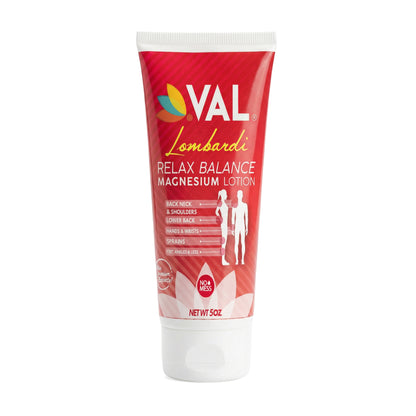 Magnesium Lotion - Fast Relief for Muscles, Joints, Back, Shoulders, Feet | Arnica, Camphor & Menthol | 5oz | VAL Lombardi