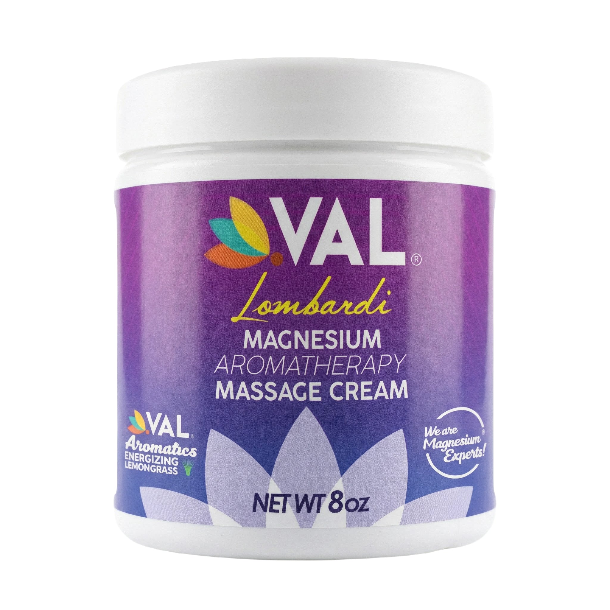Muscle Relaxant - Massage Cream with Zechstein Magnesium | 8 oz | VAL Lombardi