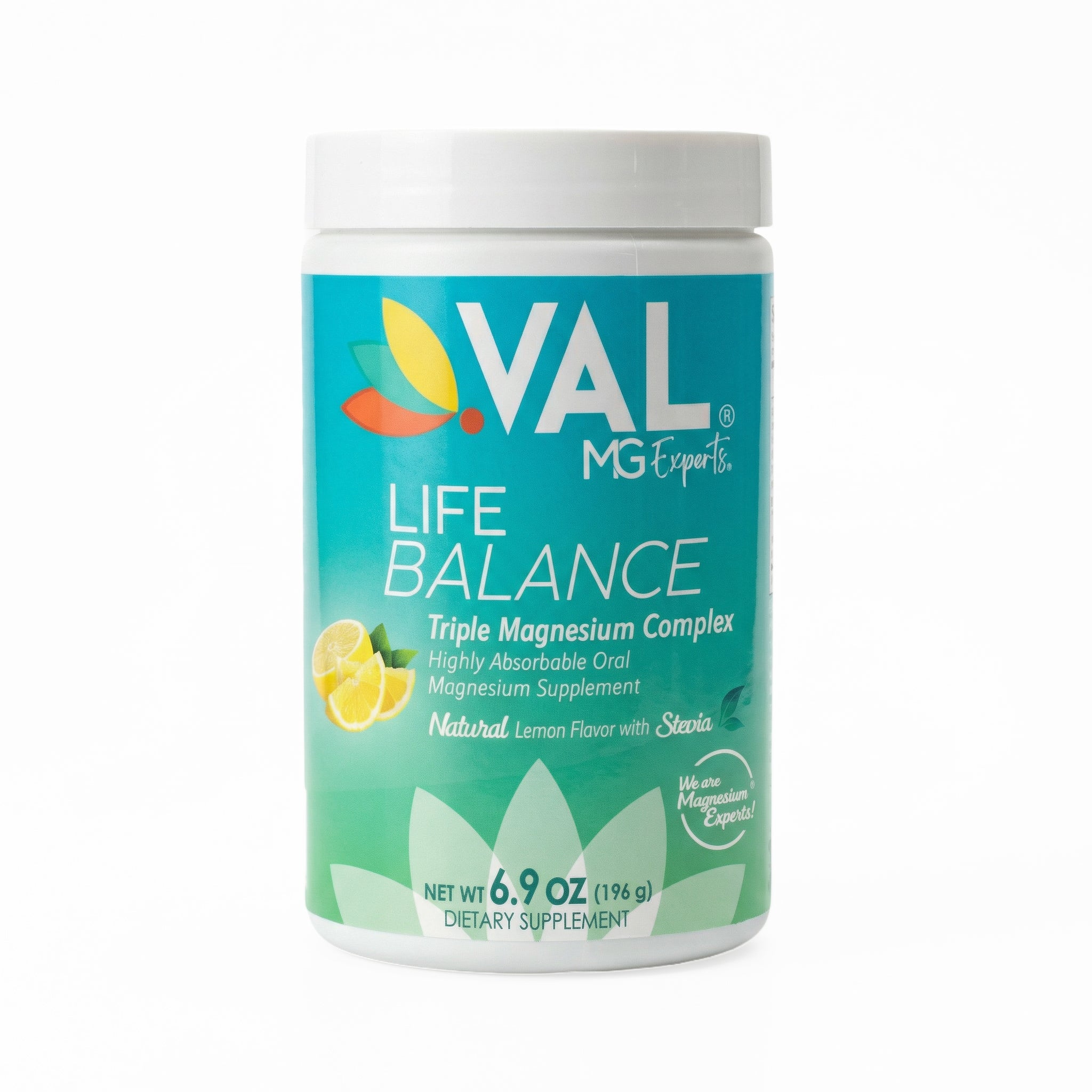 Magnesium Complex Drink Powder – Stress reduction, Sleep & Energy Support – Lemon Flavor | 60 Servings | VAL MG