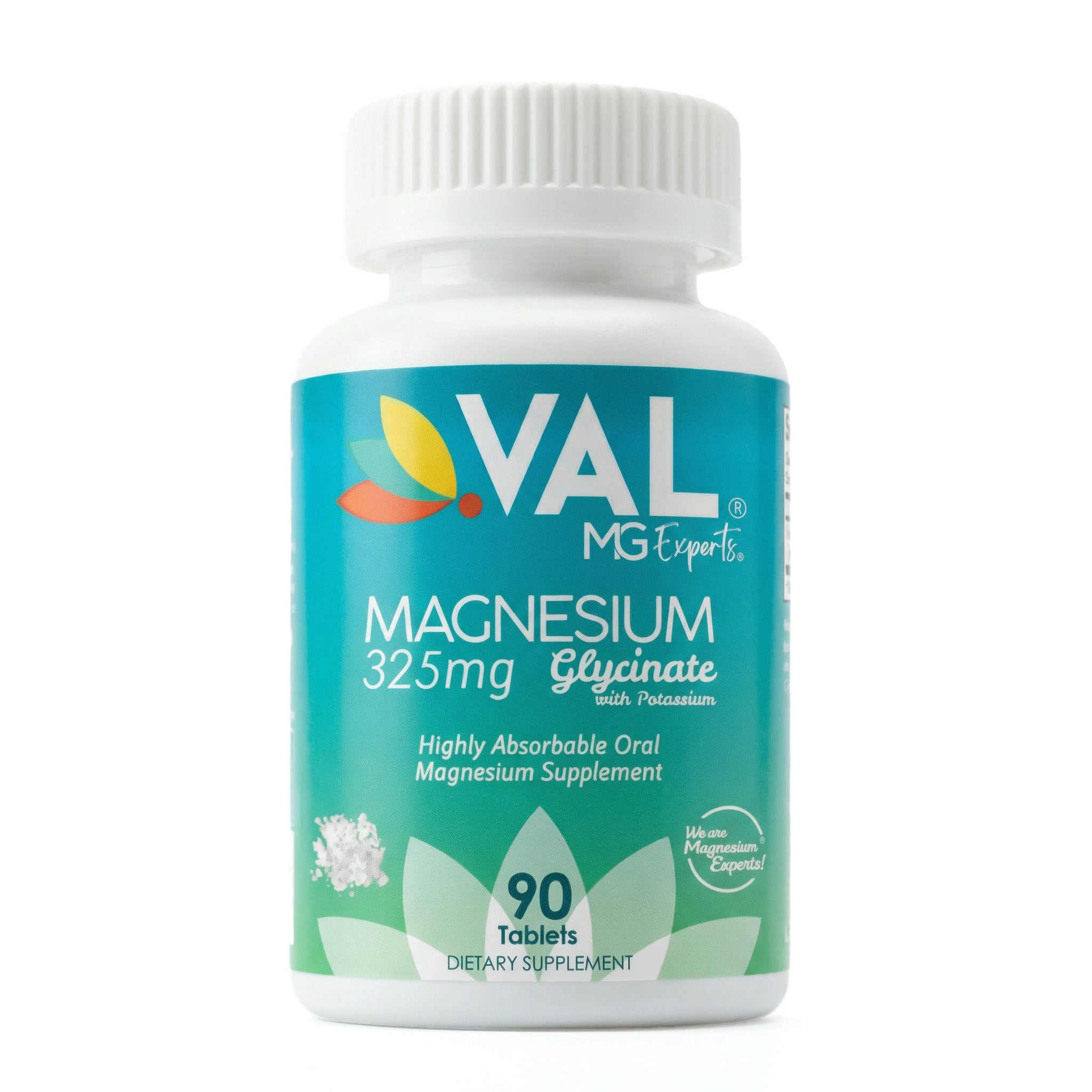 Magnesium Glycinate – Energy Support & Healthy Magnesium Levels | 90 Tablets | VAL MG