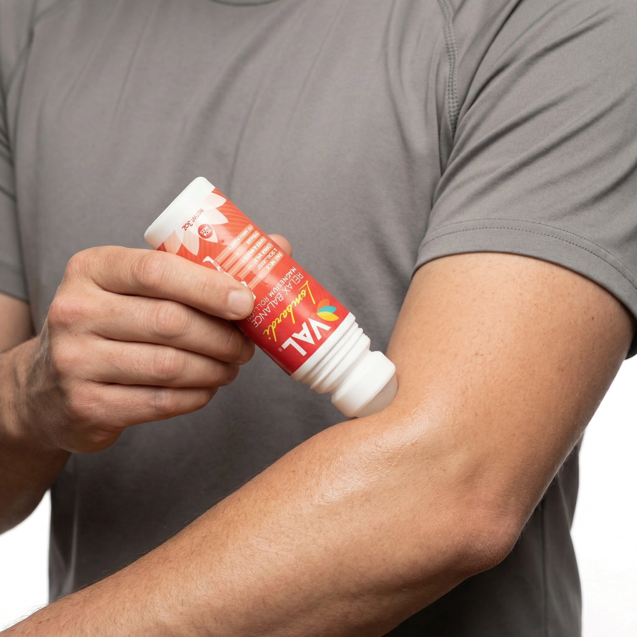 Magnesium Roll-On for Muscle & Joint Relief | Fast-Acting Zechstein Magnesium with Arnica & Menthol & Herbal Extracts | 3 oz | VAL Lombardi