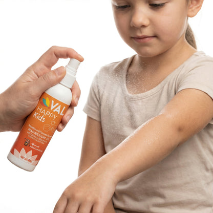 Relaxation & Mood Support Magnesium Oil Spray for Kids | 4 oz | VAL Happy Kids
