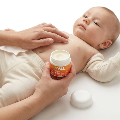 Soothing Chest Rub for Babies +3 months – Gentle Eucalyptus & Lavender Balm |1.5 oz | VAL Happy Kids