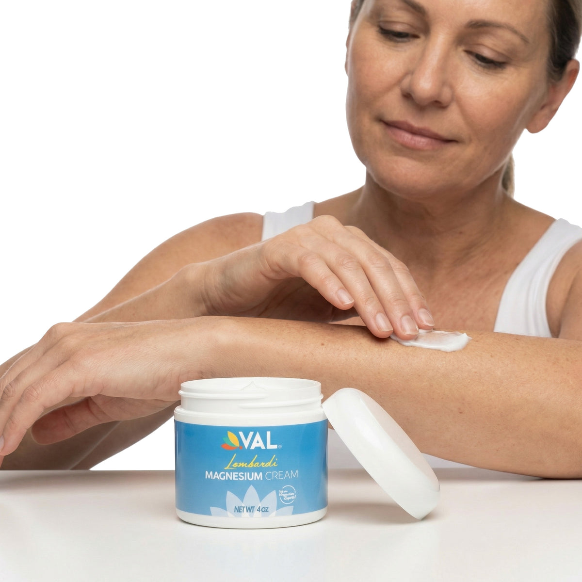 Muscle Cramp & Soreness Relief – Fast-Absorbing Zechstein Magnesium Nighttime Cream for Relaxation & Restful Sleep | Unscented | 4 oz