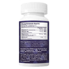 Peaceful Sleep & Bedtime Calm Sugar-Free Chewable – Magnesium + Melatonin, Vitamin B6 & C | 60 Tablets | Blueberry Yogurt