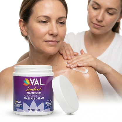 Muscle Relaxant - Massage Cream with Zechstein Magnesium | 8 oz | VAL Lombardi