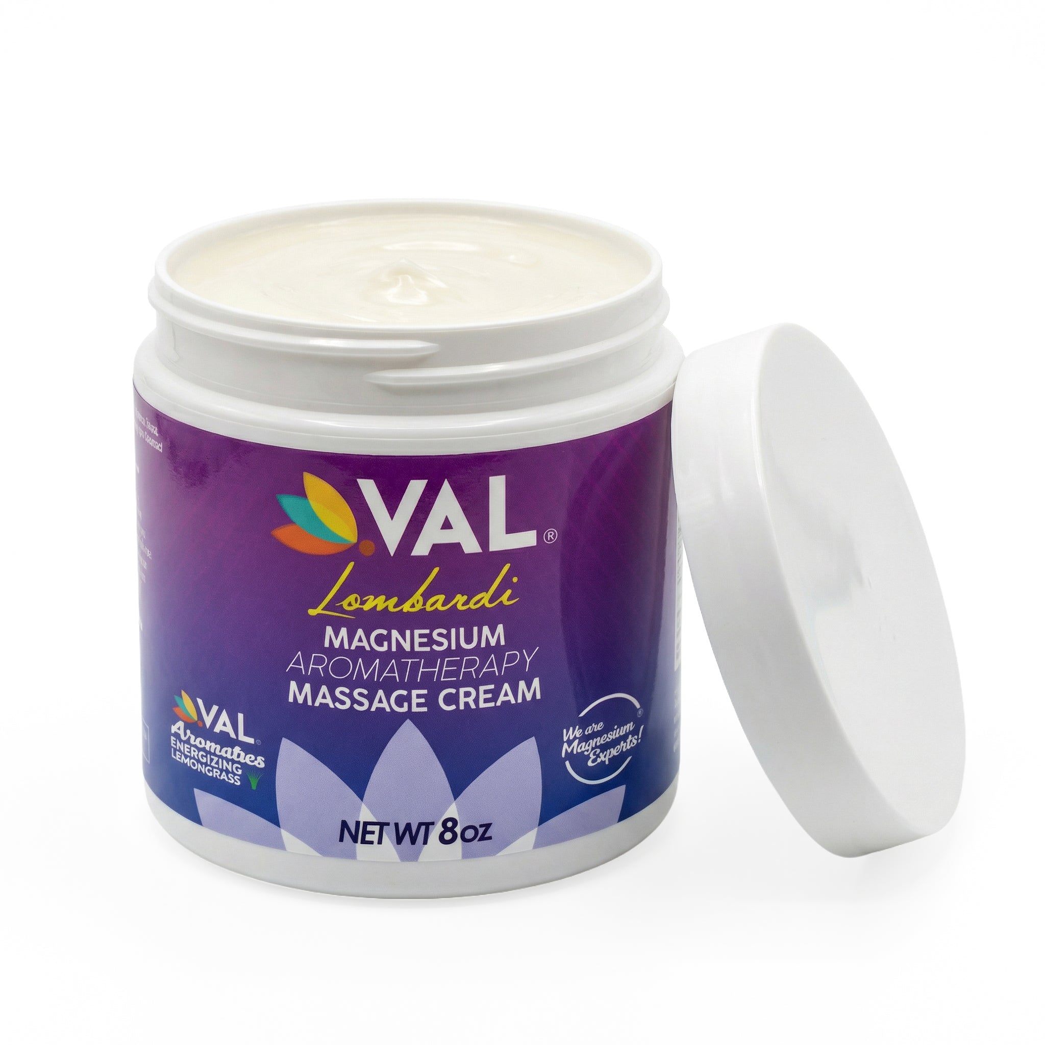 Muscle Relaxant - Massage Cream with Zechstein Magnesium | 8 oz | VAL Lombardi
