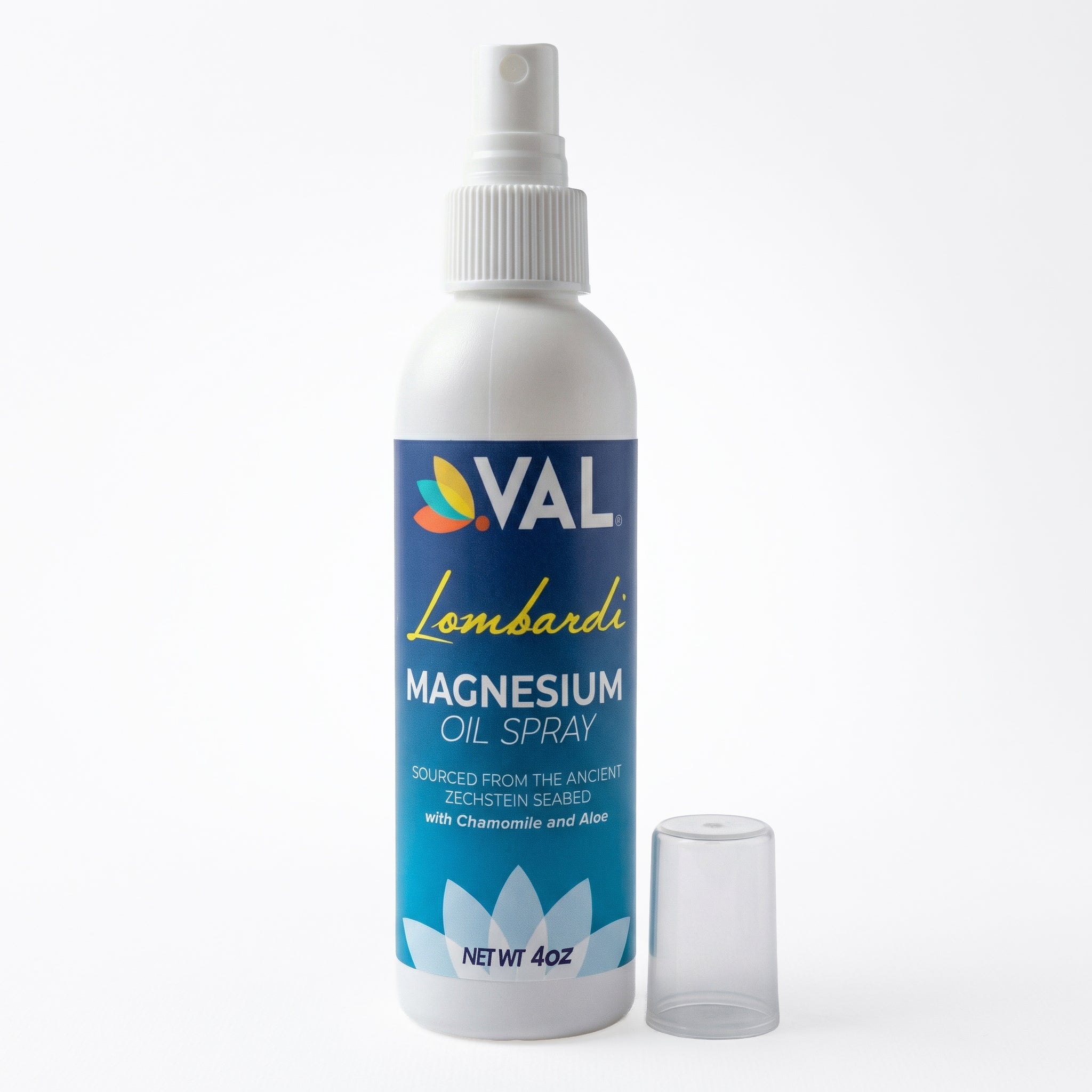 VAL Lombardi Magnesium Oil Spray with Chamomile and Aloe – Val