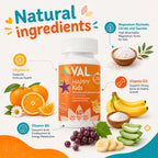 Calm, Focus & Relaxation Sugar-Free Chewable Magnesium for Kids | 60 Tablets | Star Grape