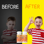 Kids Growth Support, Relaxation & Better Sleep| Magnesium & Iron Chewables  | VAL Happy Kids