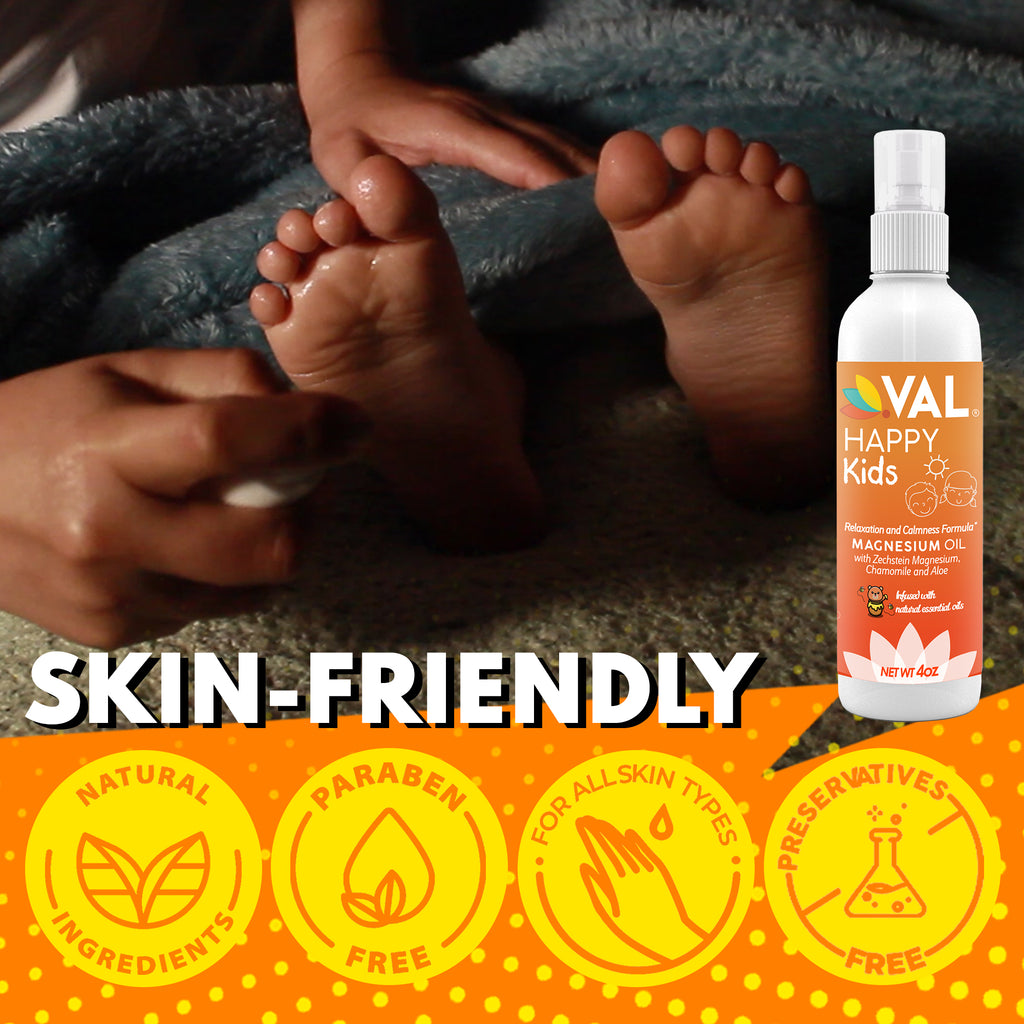 Relaxation & Mood Support Magnesium Oil Spray for Kids | 4 oz