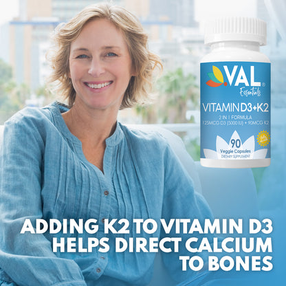 Vitamin D3+K2 supplement – promote strong bones and immune defense