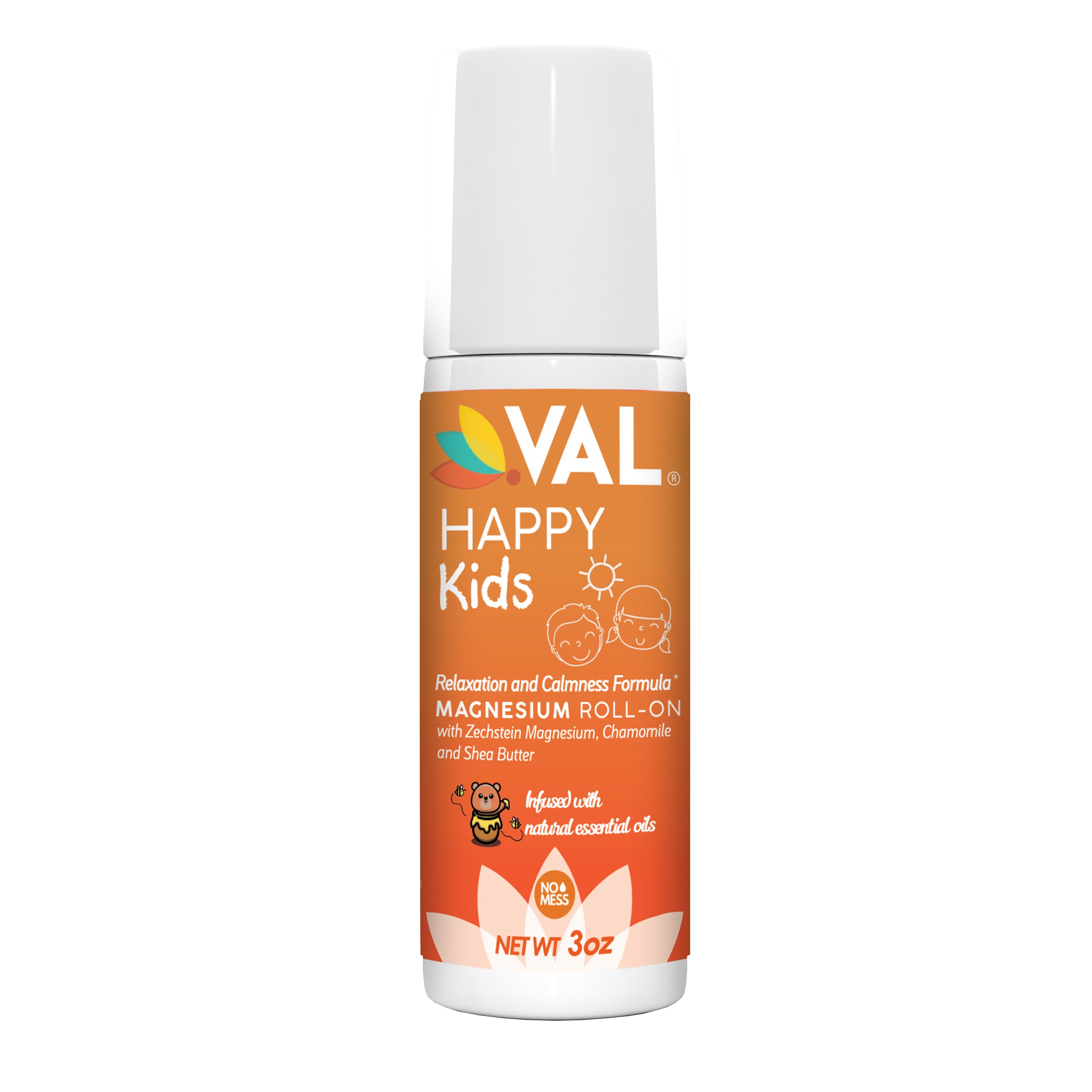 Kids Bedtime Wellness – Melatonin Chews & Magnesium Roll-On | VAL Happy Kids
