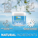 Muscle Cramp & Soreness Relief – Fast-Absorbing Zechstein Magnesium Cream for Relaxation & Restful Sleep | Relaxing Chamomile | 4 oz