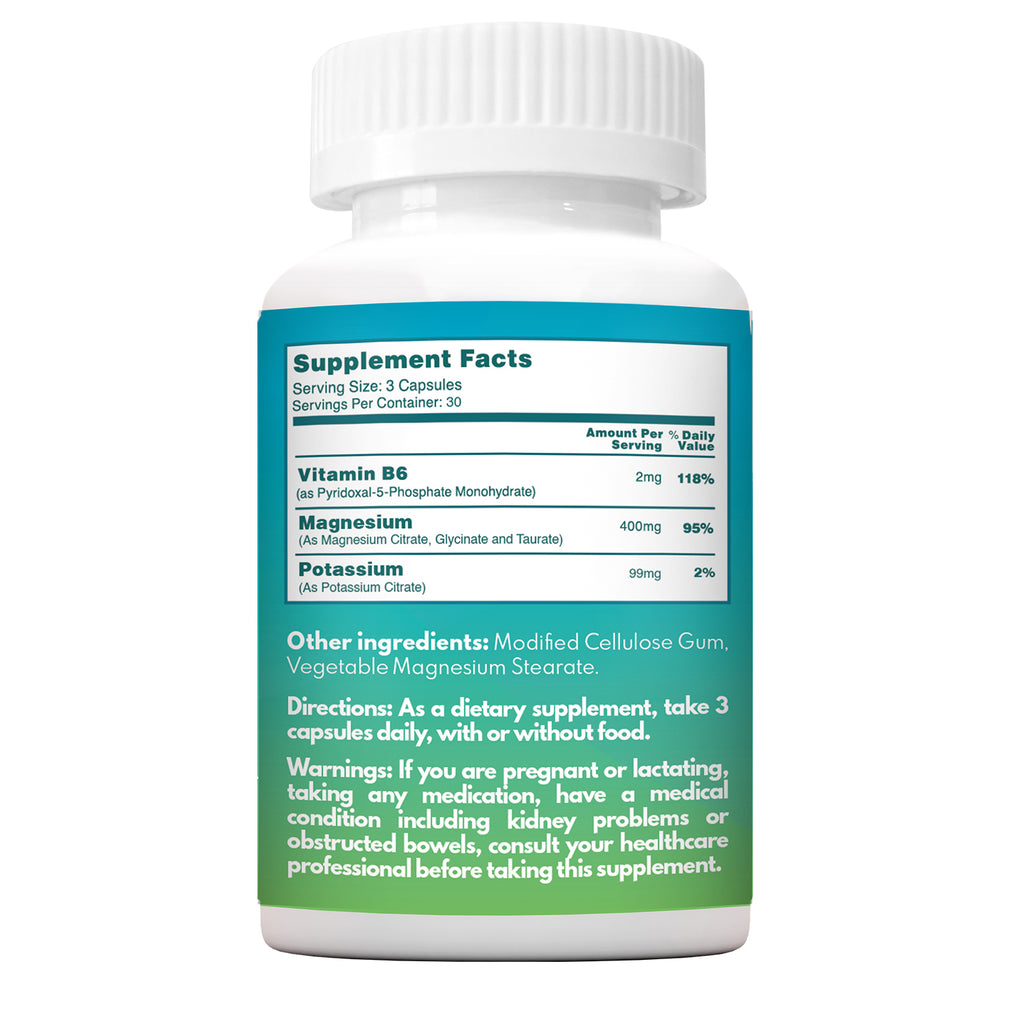 Triple Magnesium Complex – Muscle Relaxation, Sleep & Calm Support | 90 Capsules