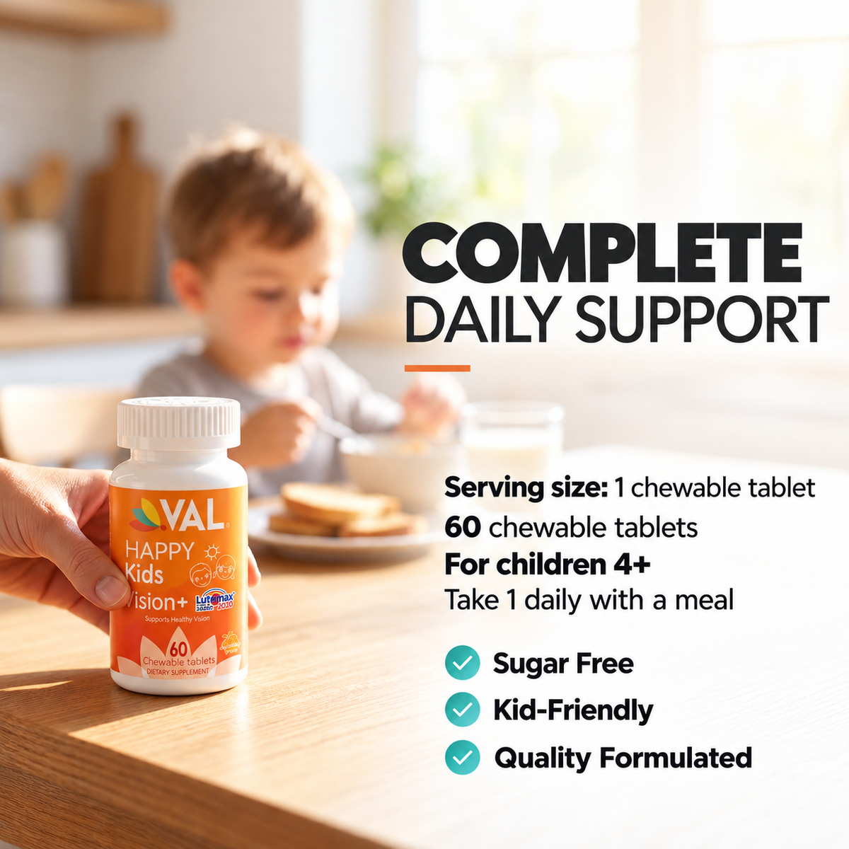 Kids Eye Health & Vision Support Chewables – Lutemax® 2020 Lutein + Zeaxanthin