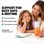 Kids Magnesium Roll-On for Calm & Relaxation – Unscented Zechstein® Magnesium with Chamomile & Shea Butter | 3 oz