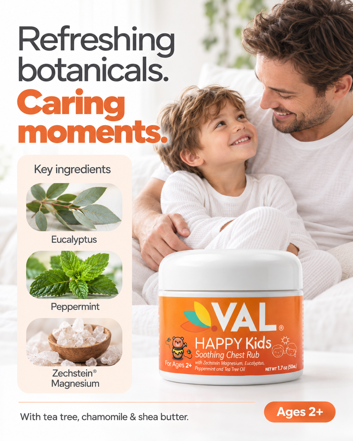 Breathe Easy & Congestion Relief Chest – Eucalyptus & Peppermint for Kids 2+ | 1.5 oz
