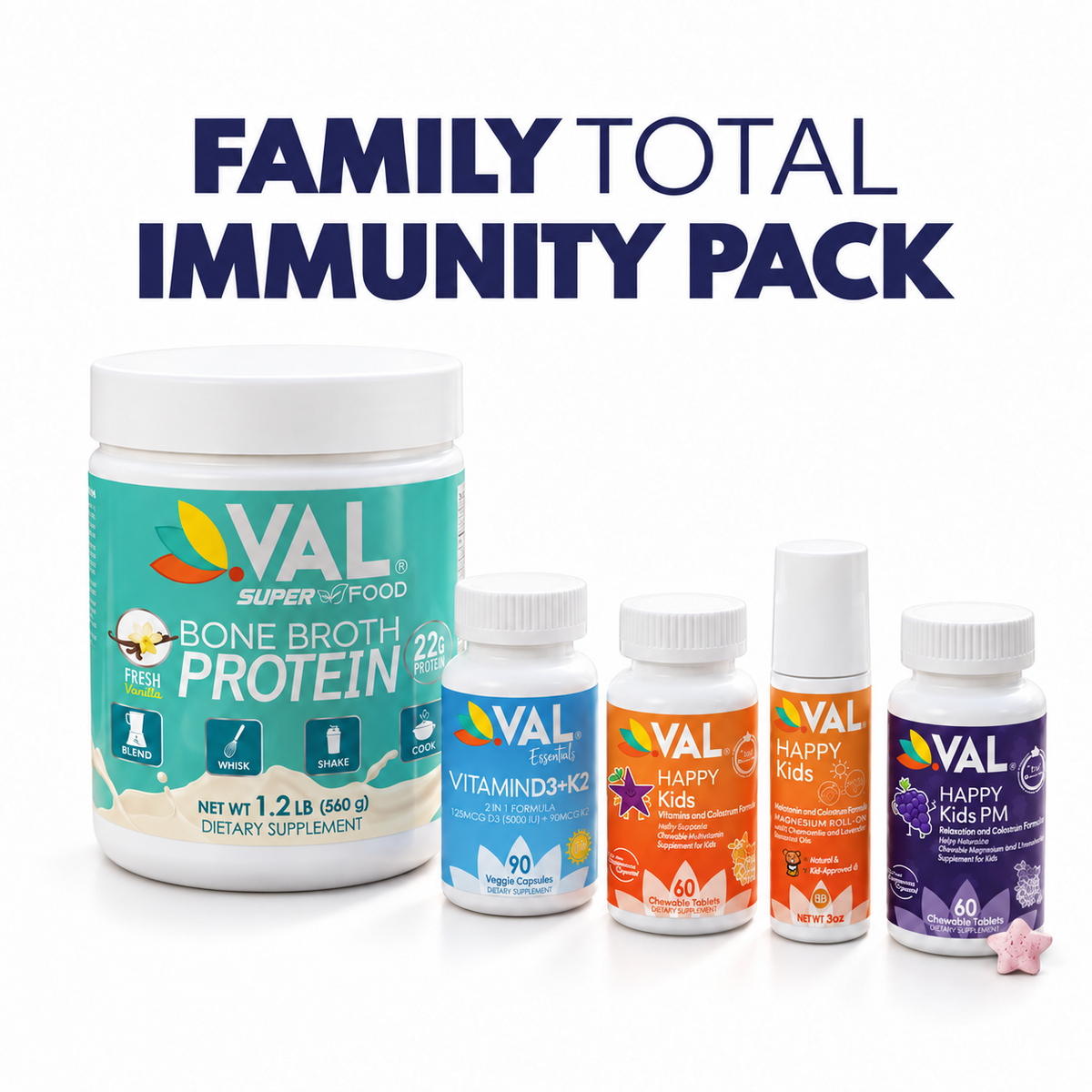 3 Month Pack – Family Total Immunity VAL