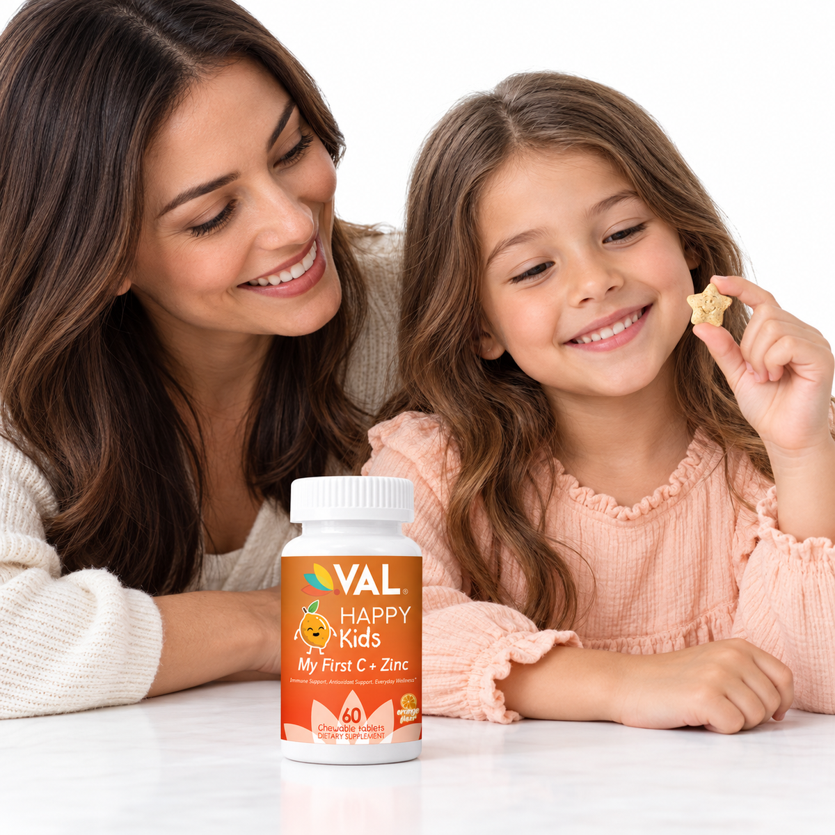 Vitamin C + Zinc Chewables for Kids – Immune Health & Antioxidant Support