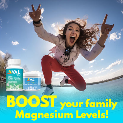 Magnesium combo pack – transdermal and chewable solutions for all ages