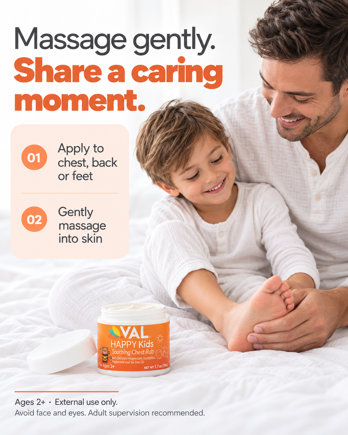 Breathe Easy & Congestion Relief Chest – Eucalyptus & Peppermint for Kids 2+ | 1.5 oz