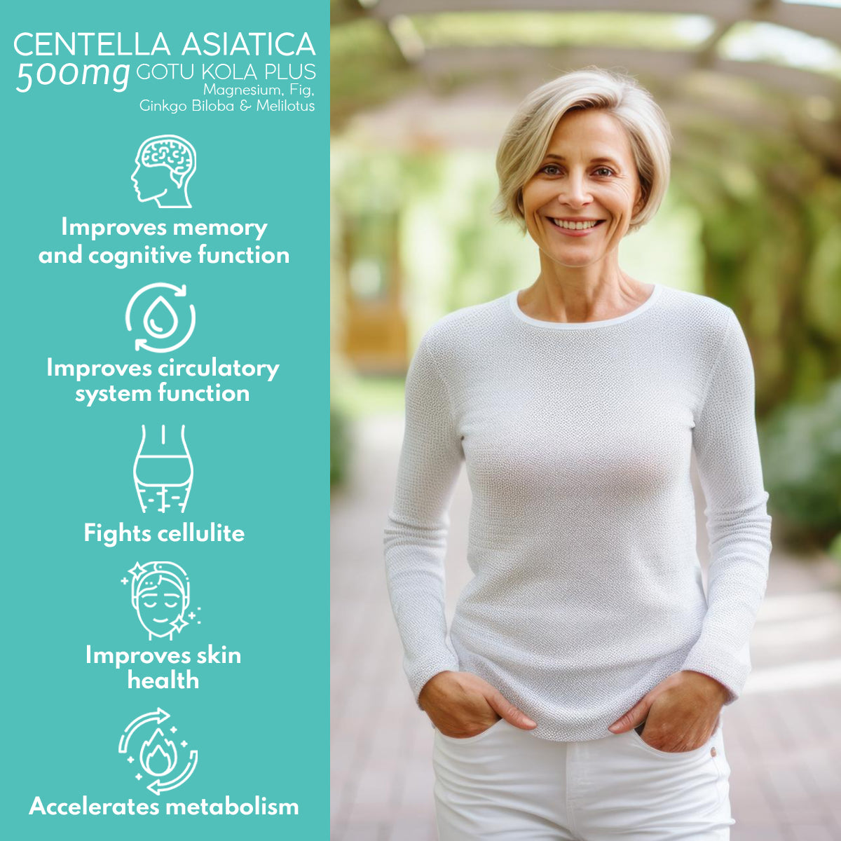 Centella asiatica supplement – Gotu Kola benefits for focus and health