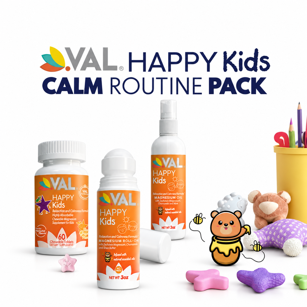 1 Month Calm Routine VAL Kids Pack (Relax + Focus + Better Sleep)