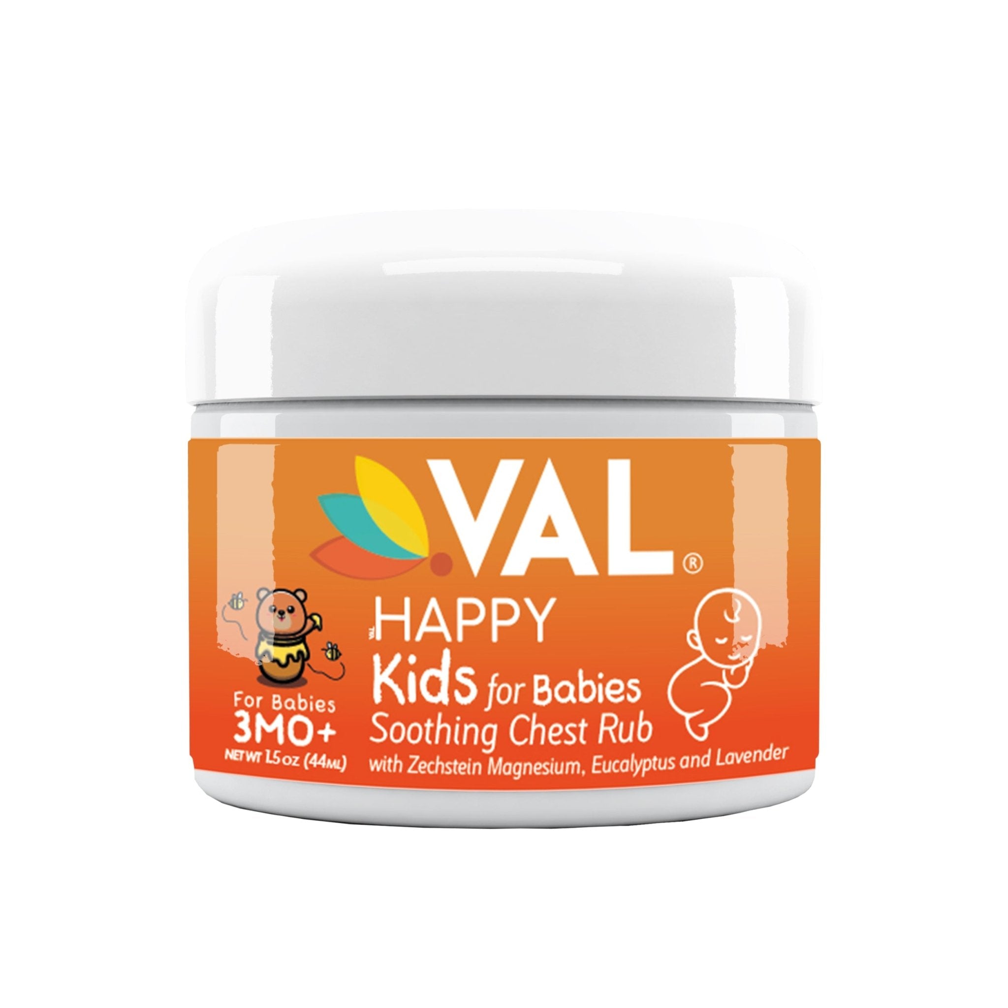 VAL Chest Rub for Babies – Gentle Magnesium Supplement for Kids with Soothing Natural Ingredients