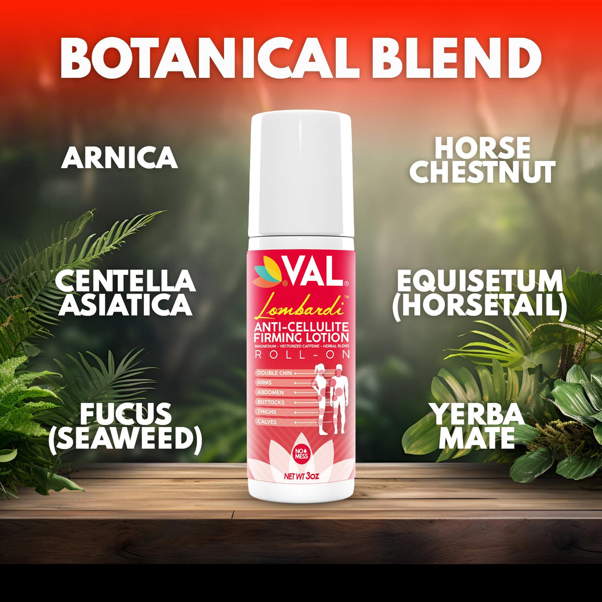 VAL Lombardi Anti Cellulite Firming Rollon Magnesium - Val Supplements